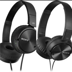 Sony noise canceling headphones - wired + built in microphone